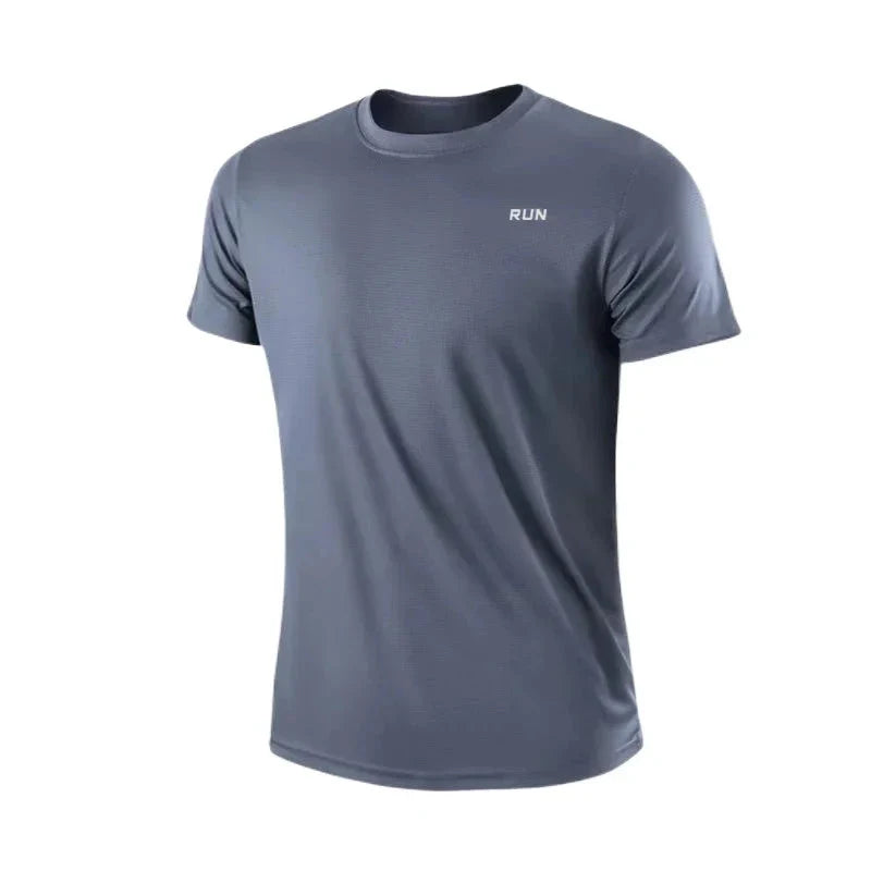 Men’s Quick Dry Short Sleeve Gym Running Moisture Wicking T-Shirt