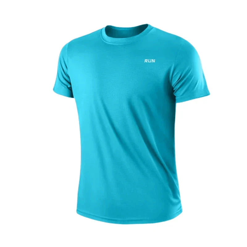 Men’s Quick Dry Short Sleeve Gym Running Moisture Wicking T-Shirt