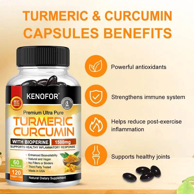 Curcumin Nutritional Supplement for Knee Joint and Bone Health