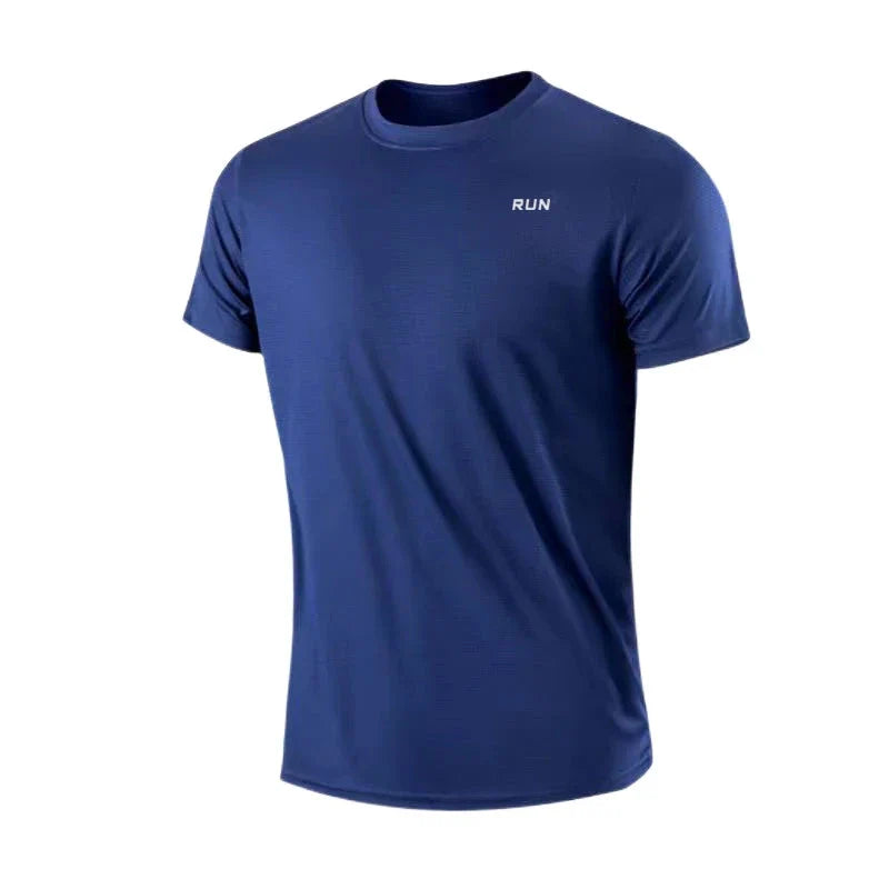 Men’s Quick Dry Short Sleeve Gym Running Moisture Wicking T-Shirt
