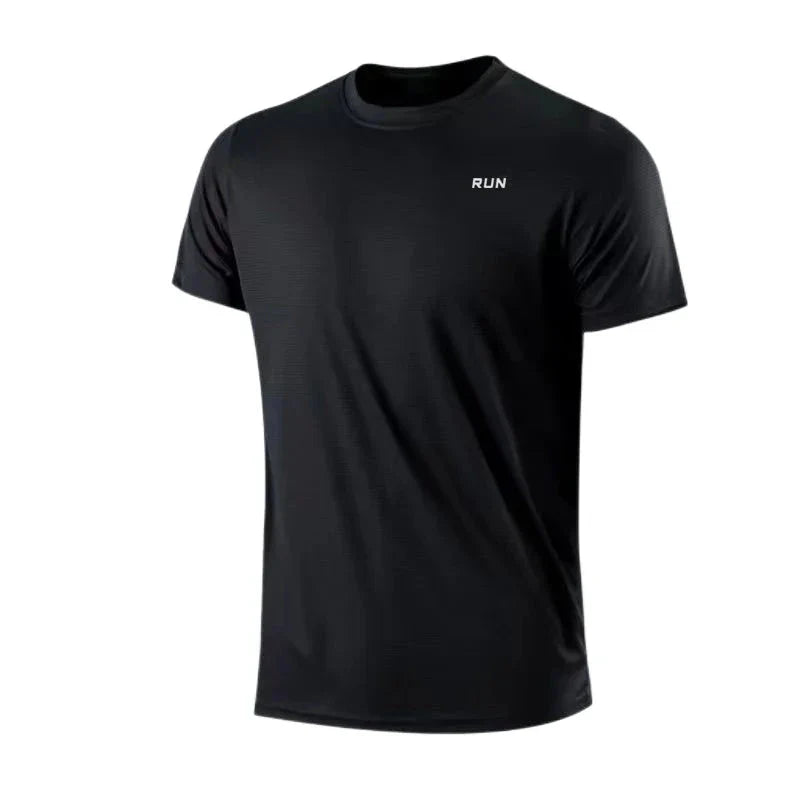 Men’s Quick Dry Short Sleeve Gym Running Moisture Wicking T-Shirt
