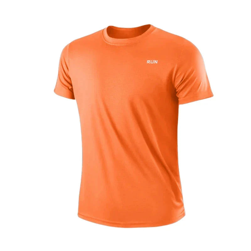 Men’s Quick Dry Short Sleeve Gym Running Moisture Wicking T-Shirt