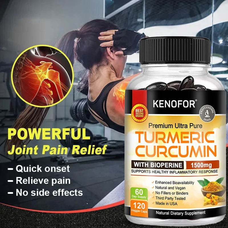 Curcumin Nutritional Supplement for Knee Joint and Bone Health