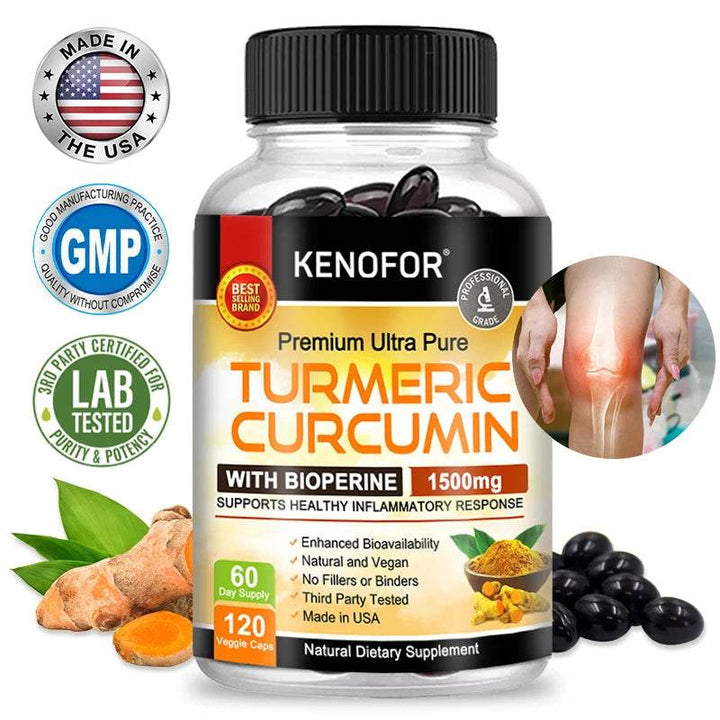 Curcumin Nutritional Supplement for Knee Joint and Bone Health