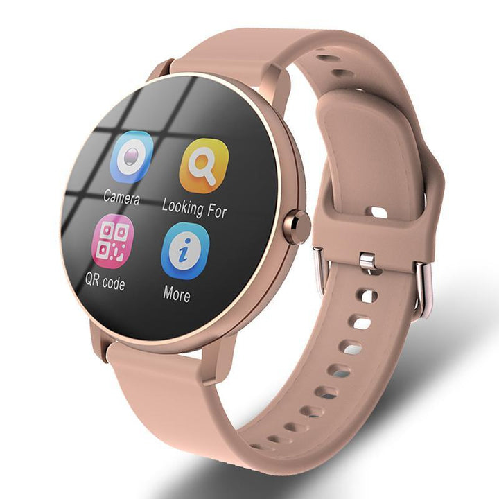 Fashion Fitness Smartwatch Waterproof with Heart Rate Blood Pressure Tracker