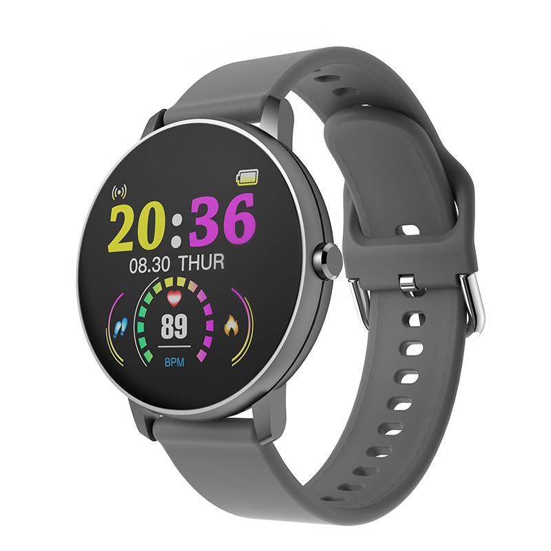 Fashion Fitness Smartwatch Waterproof with Heart Rate Blood Pressure Tracker