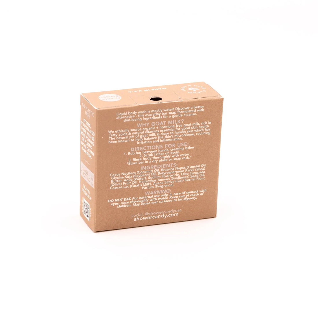 Classic Oatmeal Goat Milk Bar Soap – Gentle Hydrating Cleanse