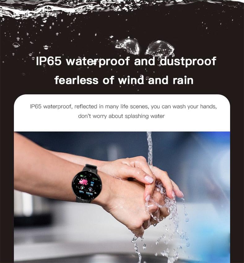 Smart Watch Heart Rate Fitness Tracker Waterproof Touch Screen