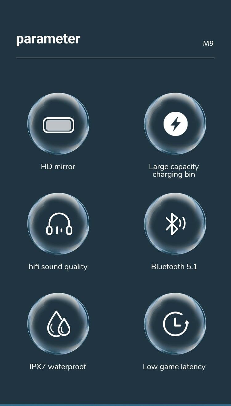 Unisex Bluetooth 5.1 Wireless Sport Headphones